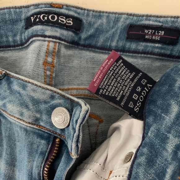 Marissa Skinny Destructed Jean Size 4 - Picture 2 of 4